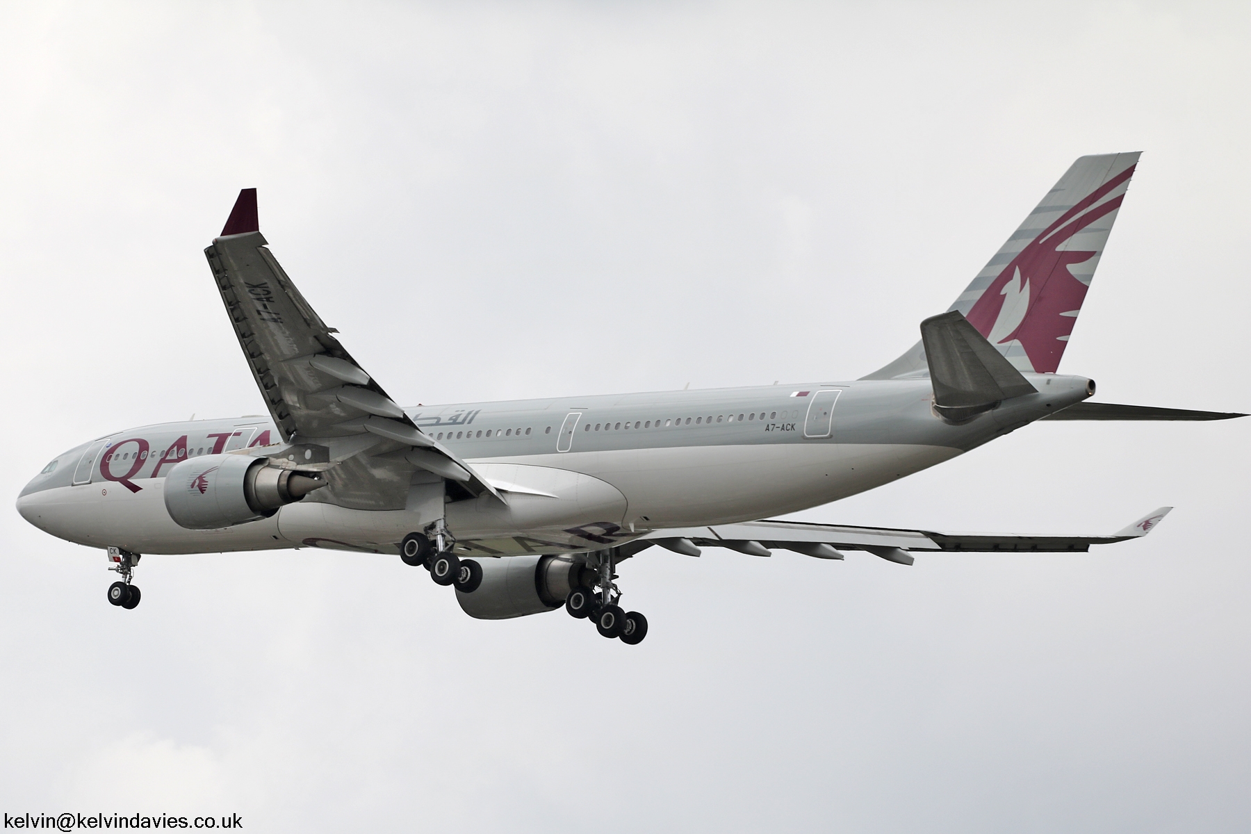 Qatar Airways A330 A7-ACK