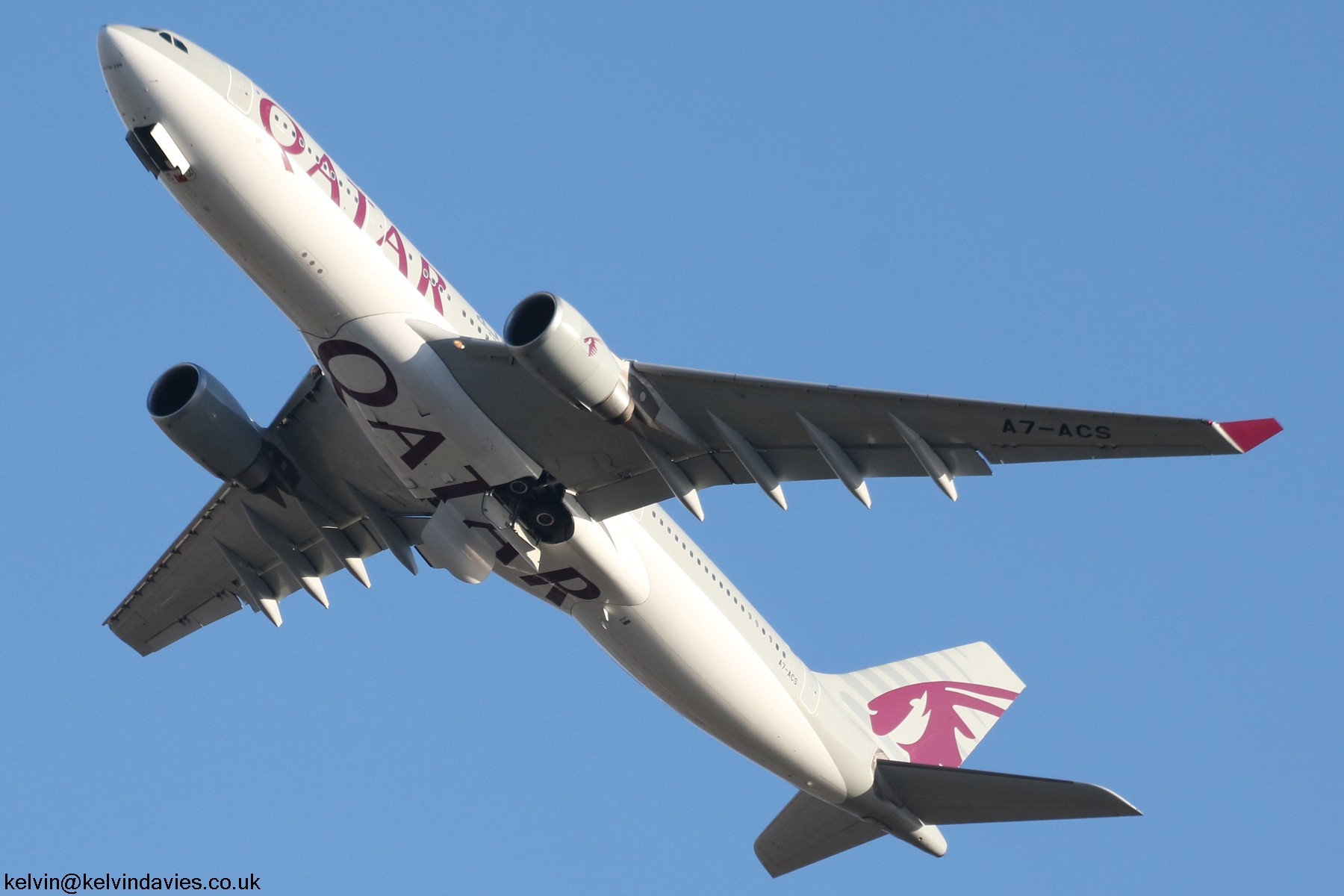 Qatar Airways A330 A7-ACS