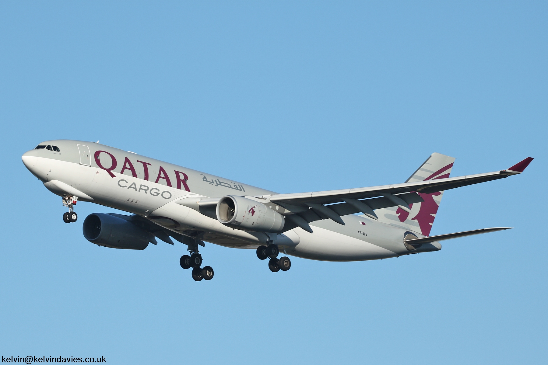 Qatar Airways Cargo 777 A7-AFV