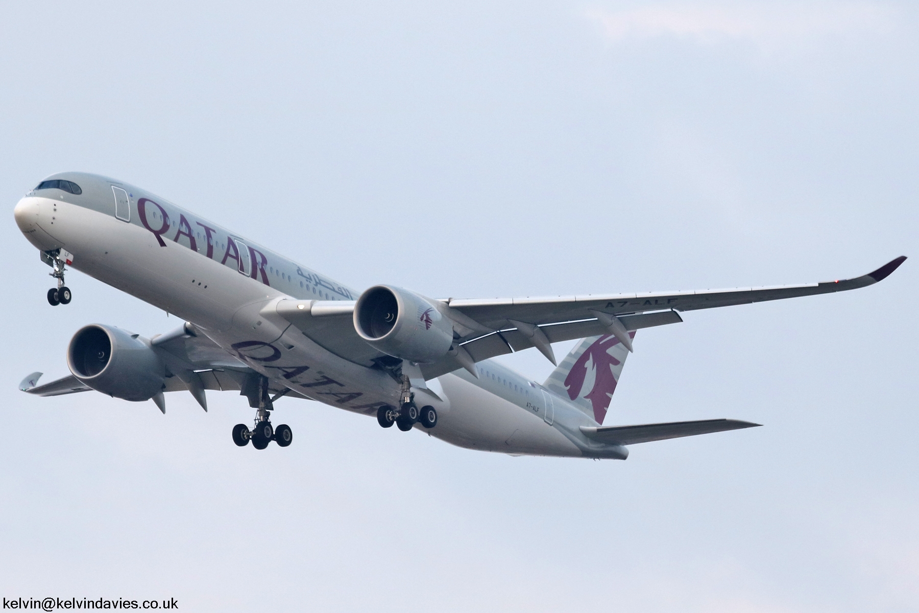 Qatar Airways A350 A7-ALF