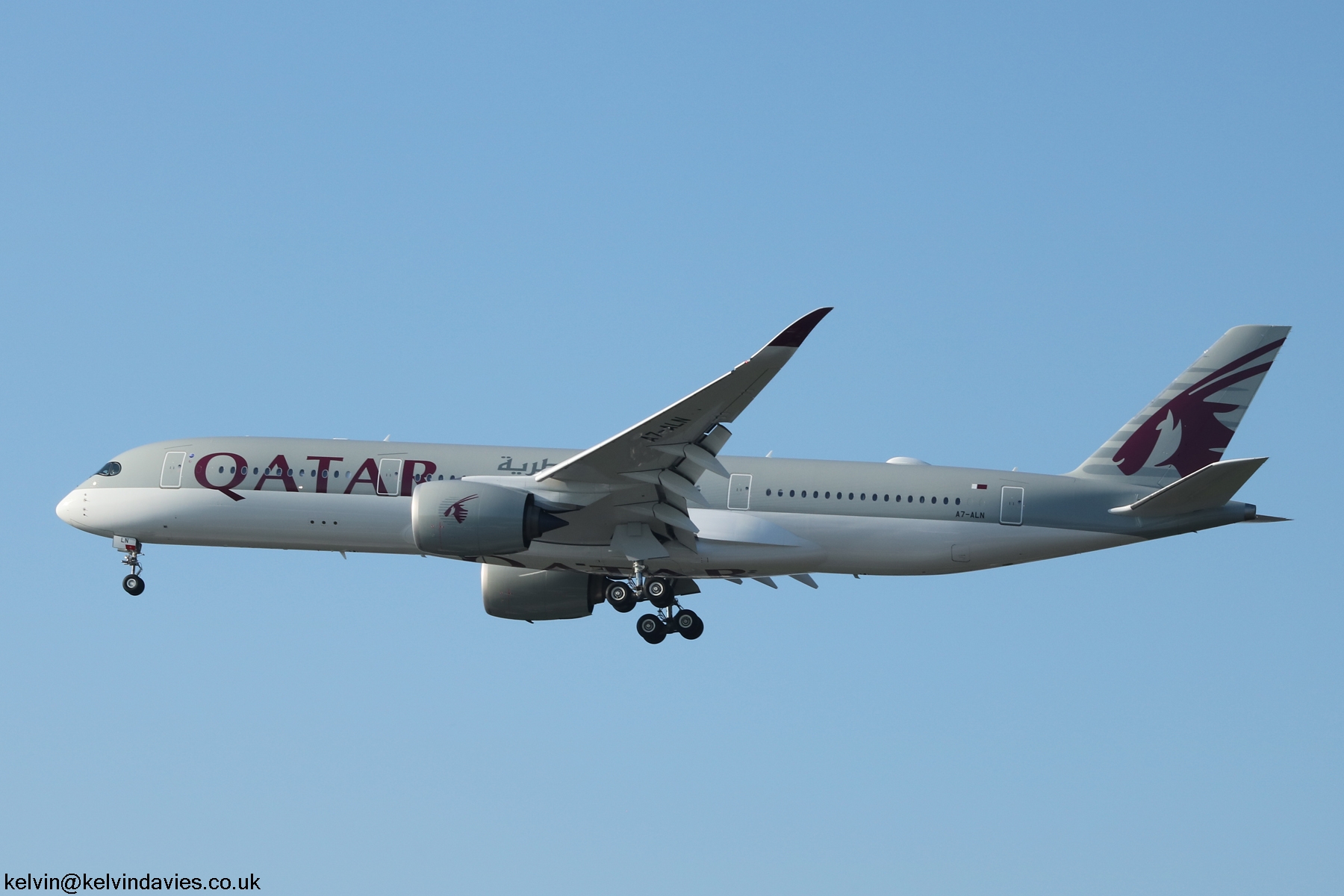Qatar Airways A350 A7-ALN