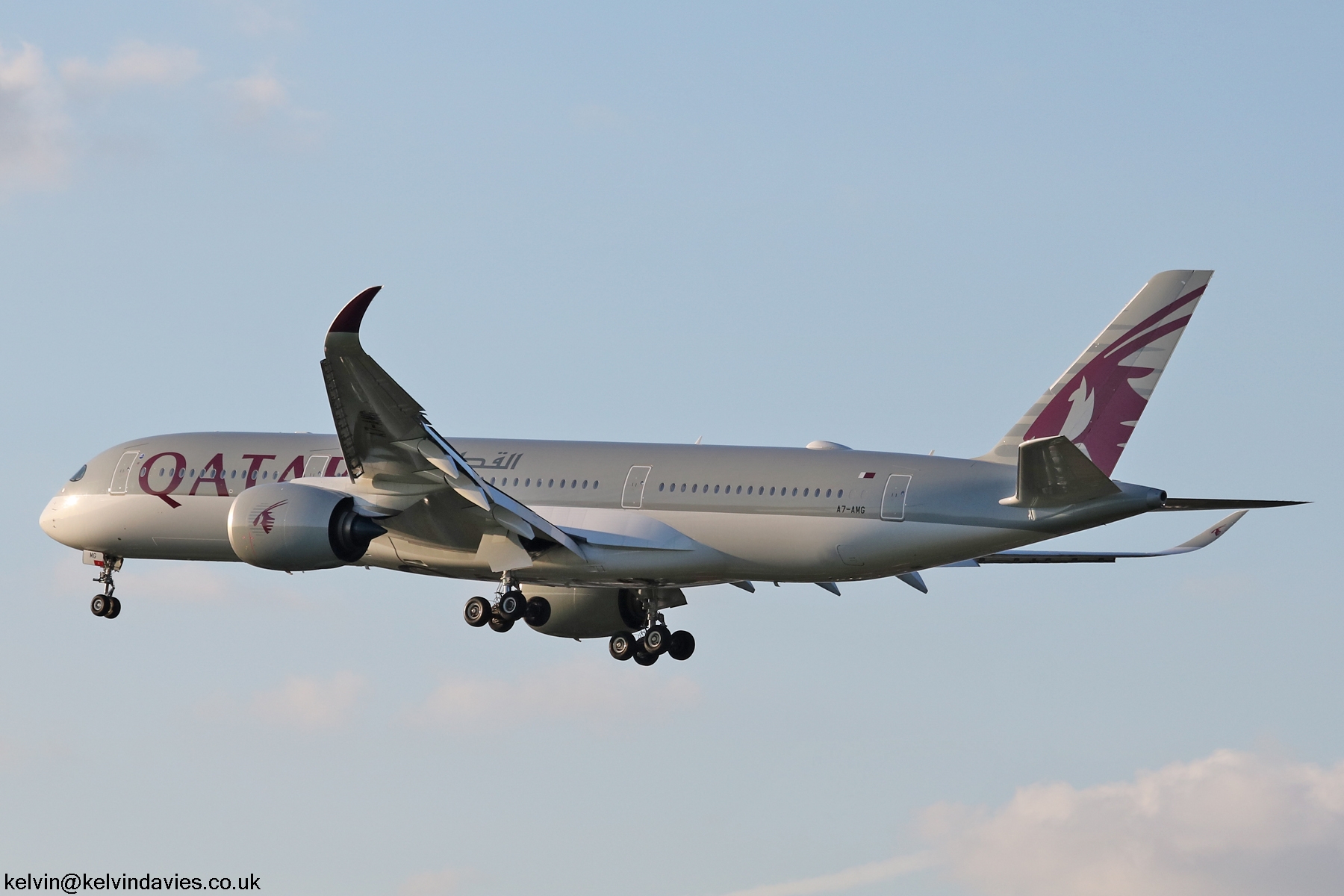 Qatar Airways A350 A7-AMG