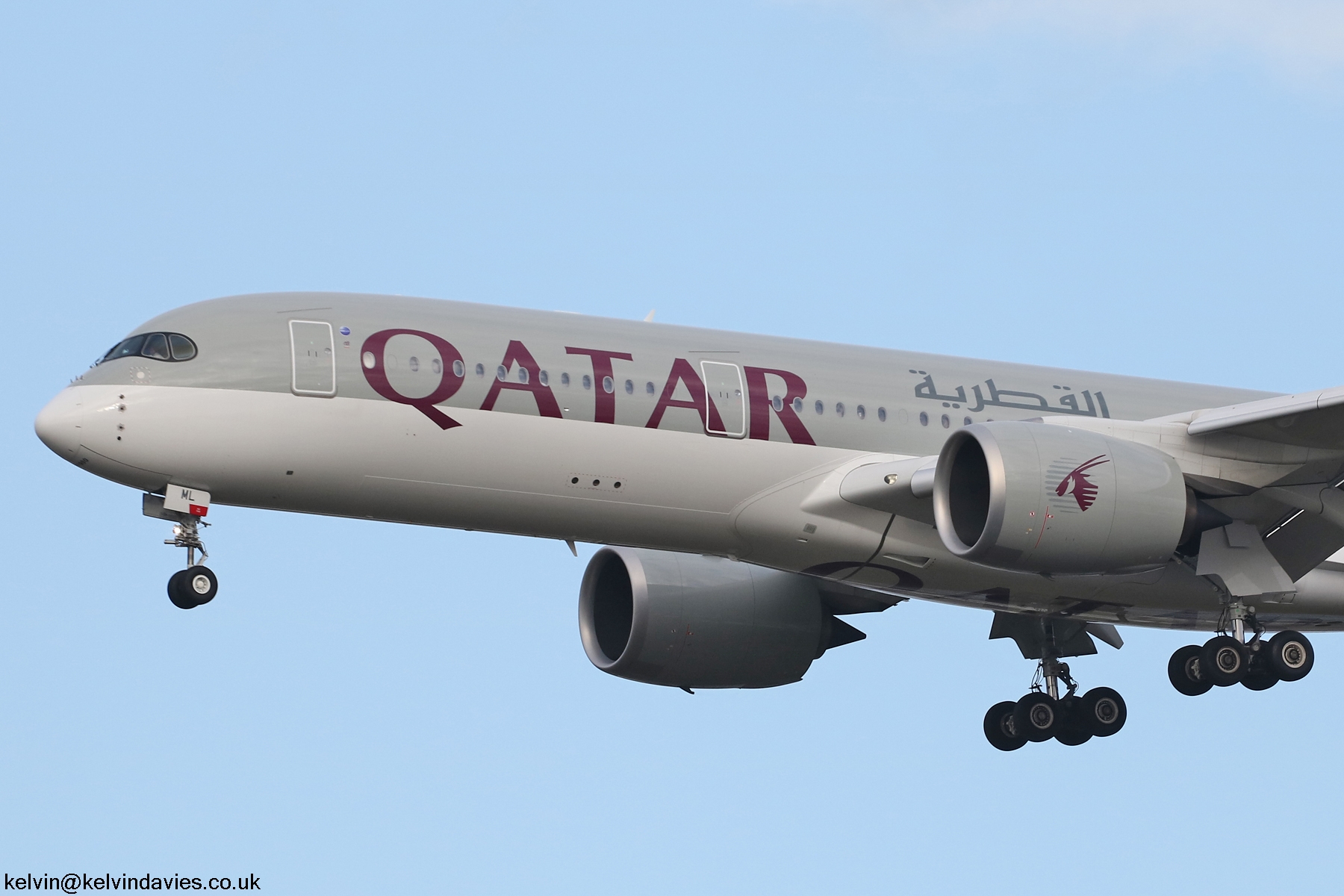 Qatar Airways A350 A7-AML