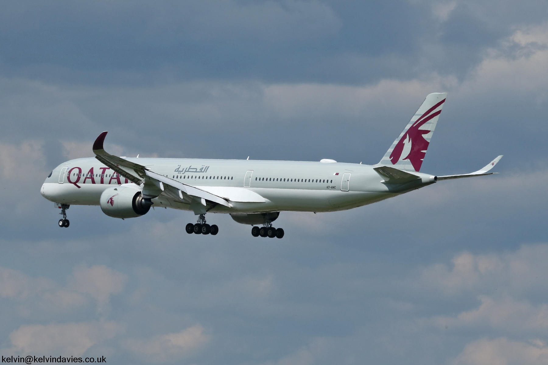 Qatar Airways A350 A7-ANC