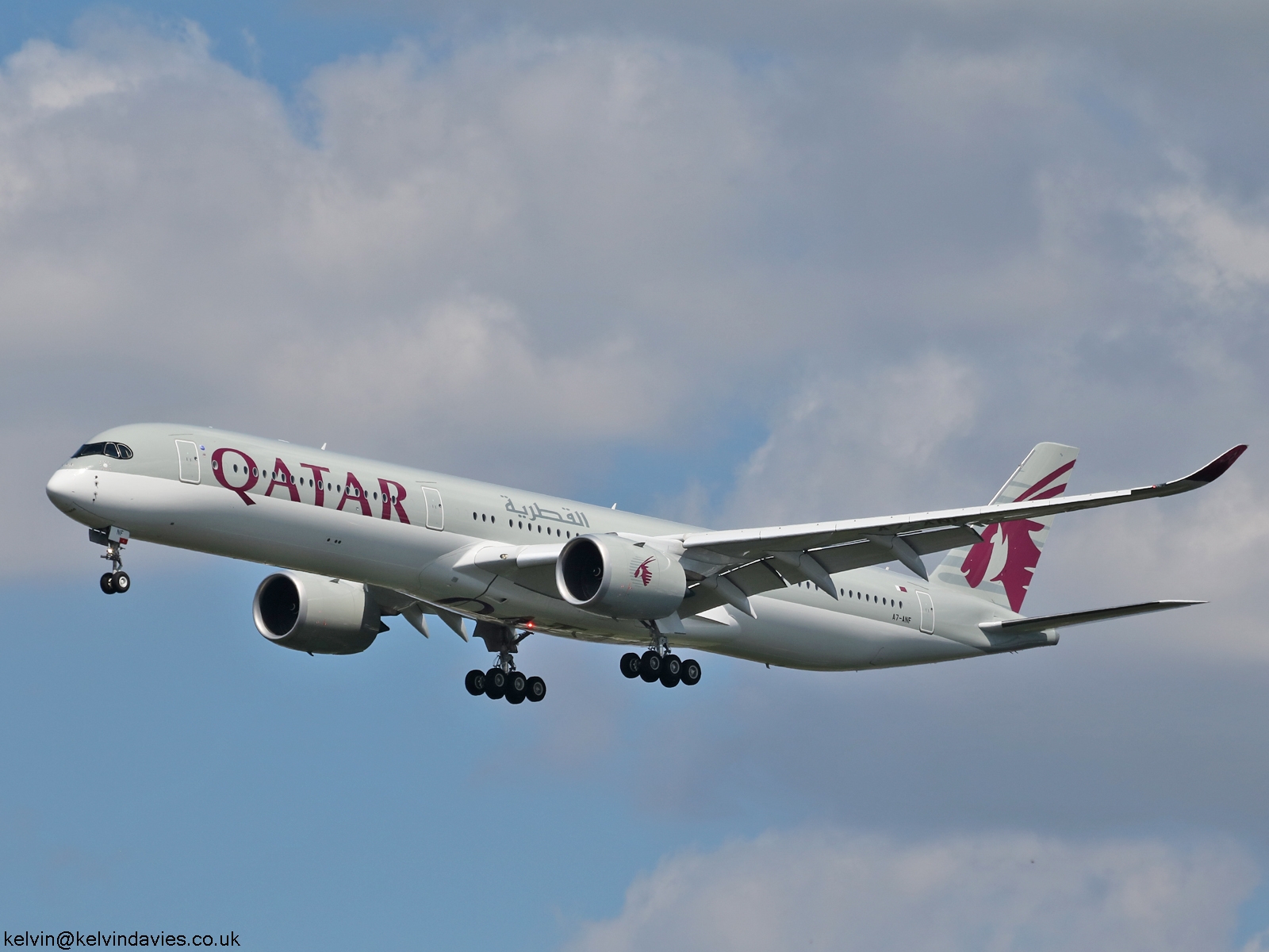 Qatar Airways A350 A7-ANF