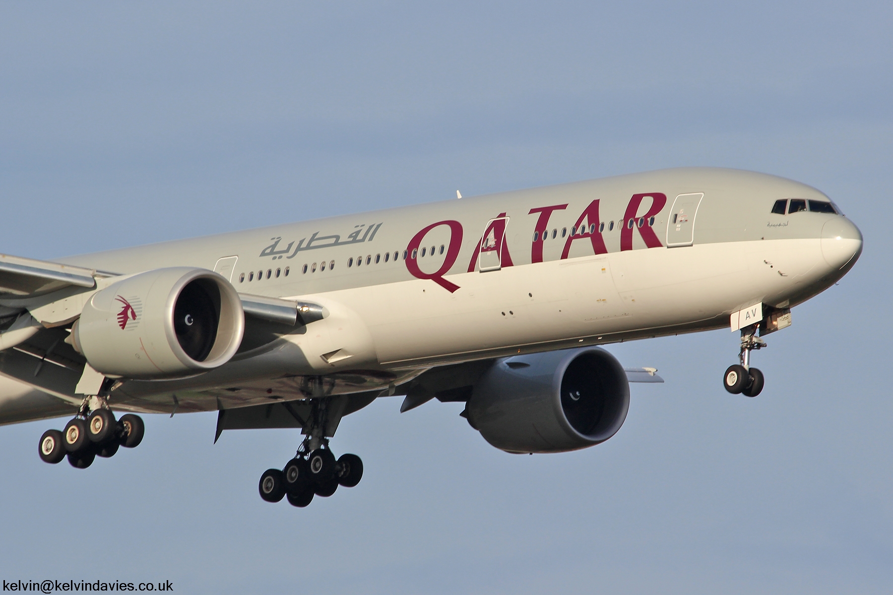 Qatar Airways 777 A7-BAV