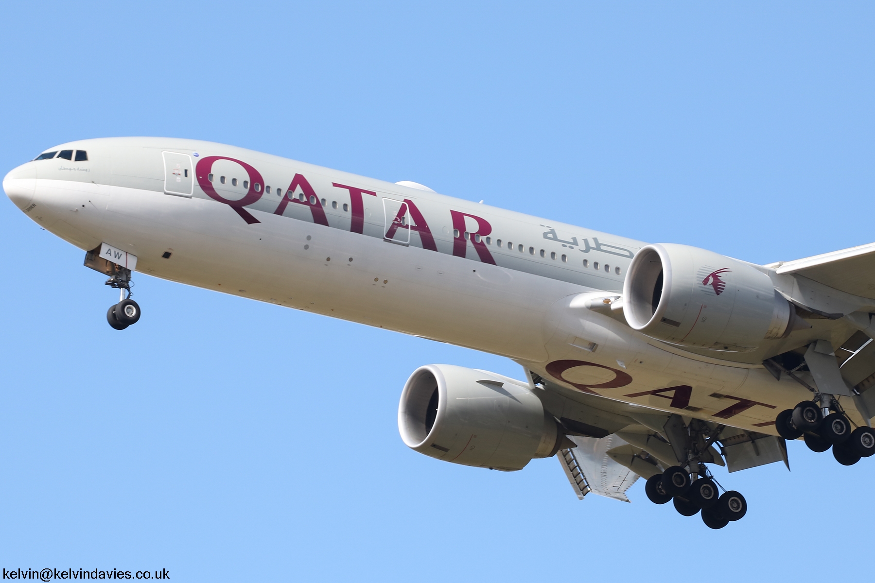 Qatar Airways 777 A7-BAW
