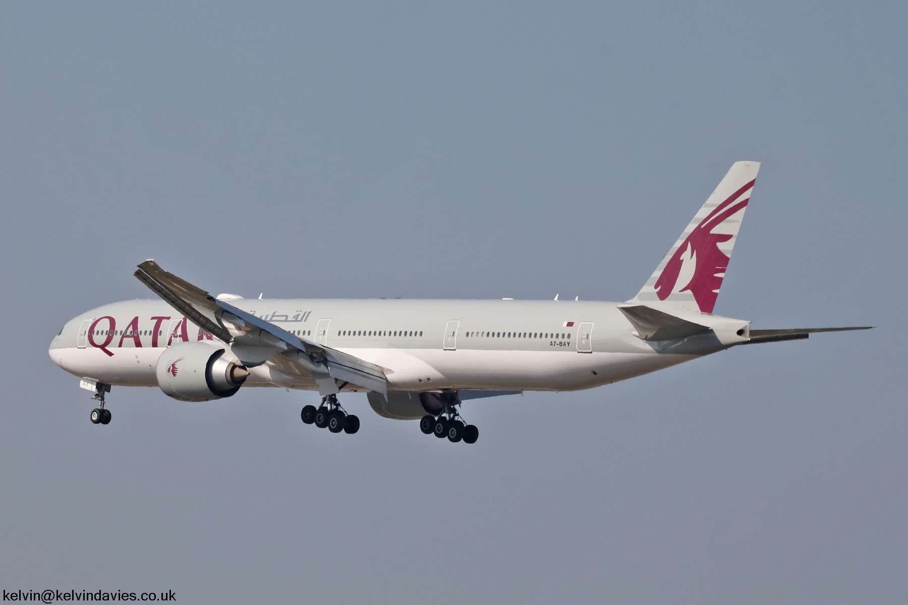 Qatar Airways 777 A7-BAY