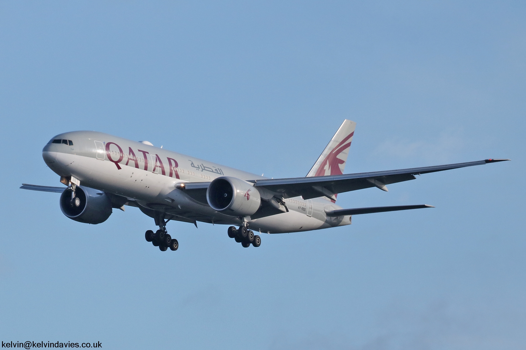 Qatar Airways 777 A7-BBB