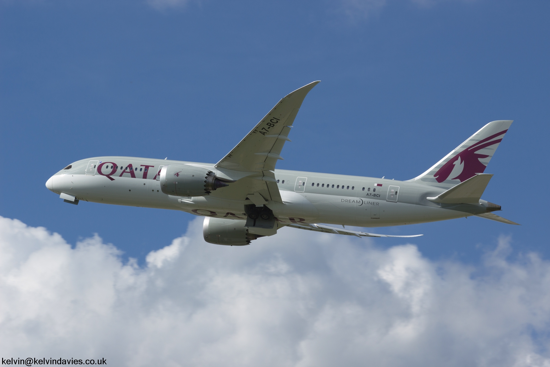 Qatar Airways 787 A7-BCI