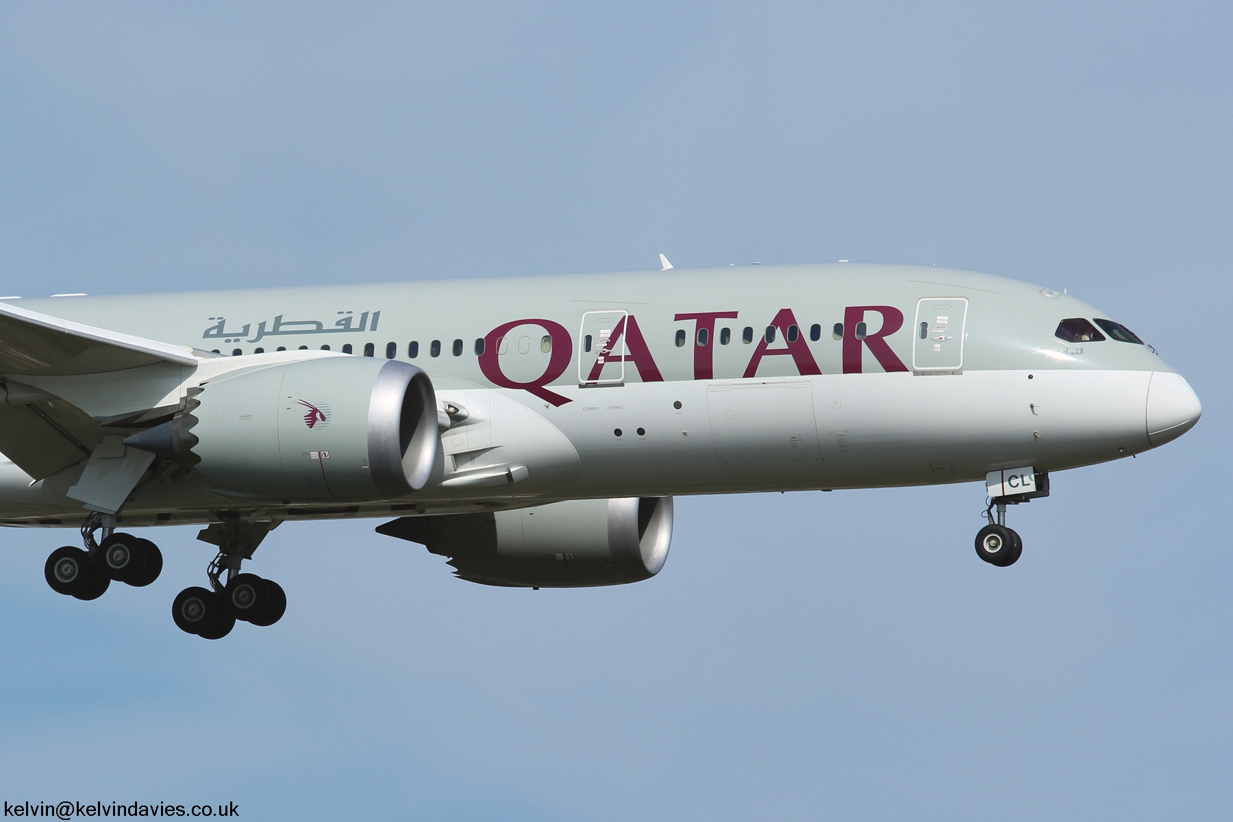 Qatar Airways 787 A7-BCL