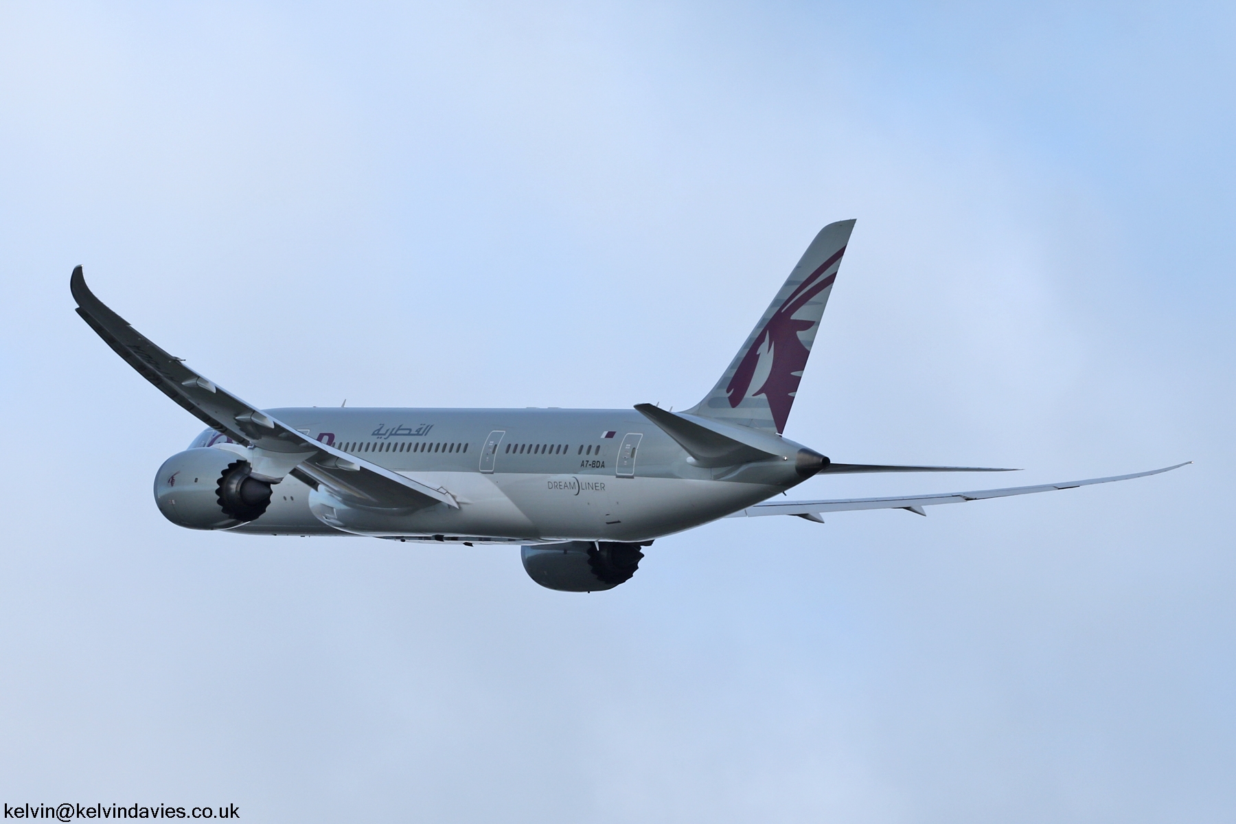 Qatar Airways 787 A7-BDA