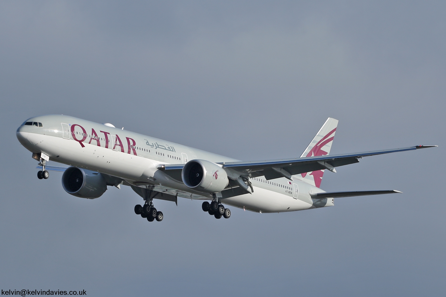 Qatar Airways 777 A7-BEM