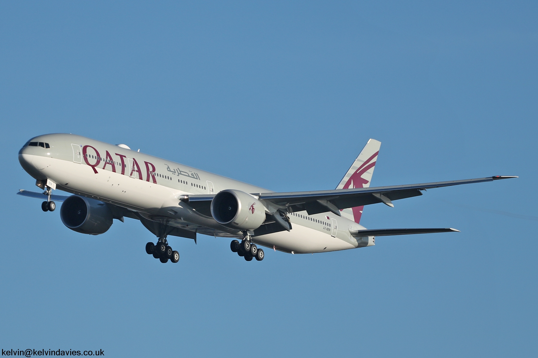 Qatar Airways 777 A7-BEN