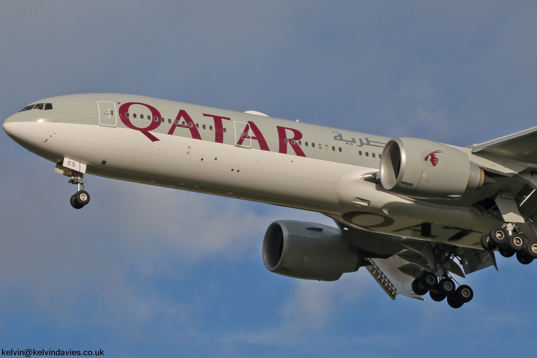 Qatar Airways 777 A7-BES