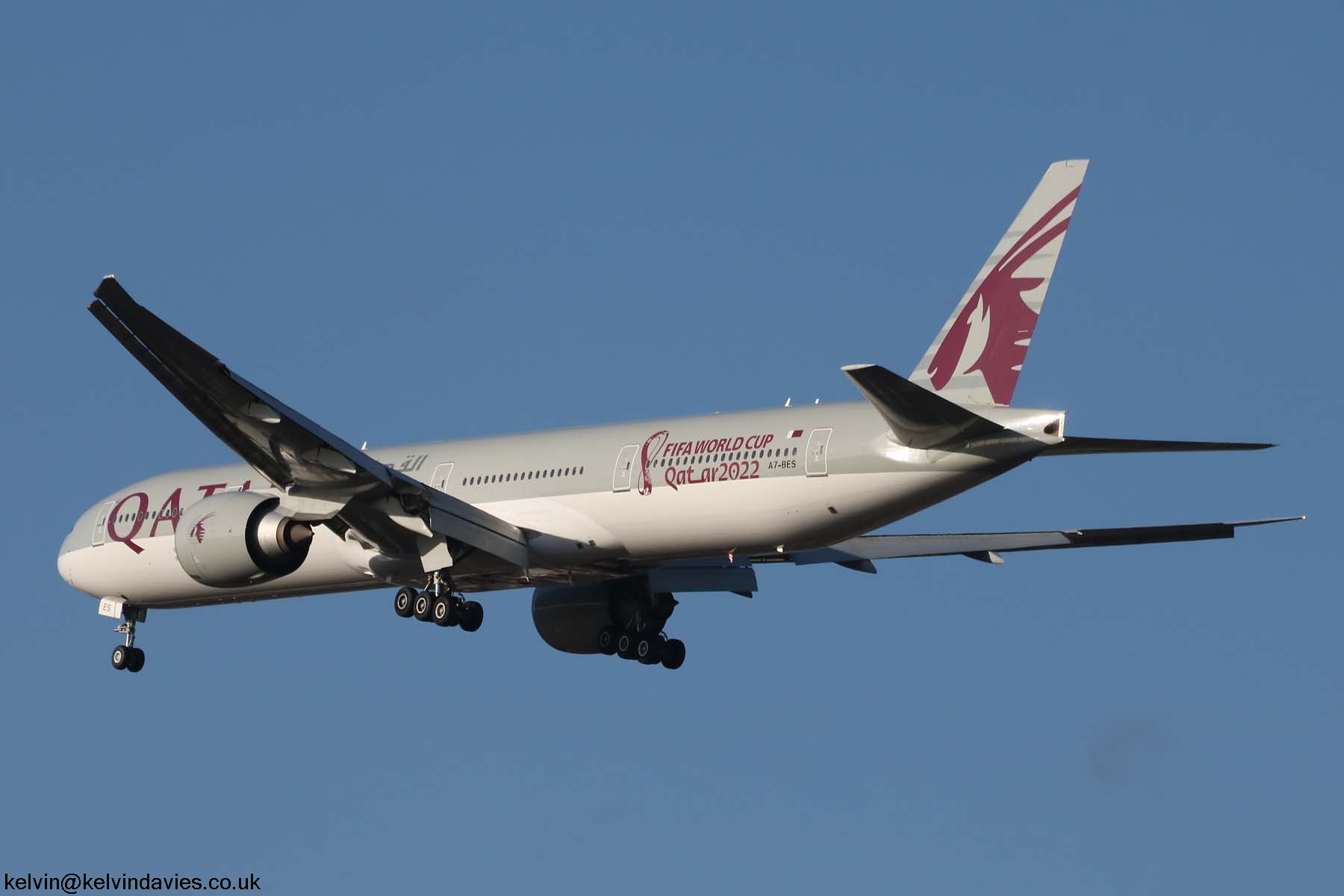 Qatar Airways 777 A7-BES