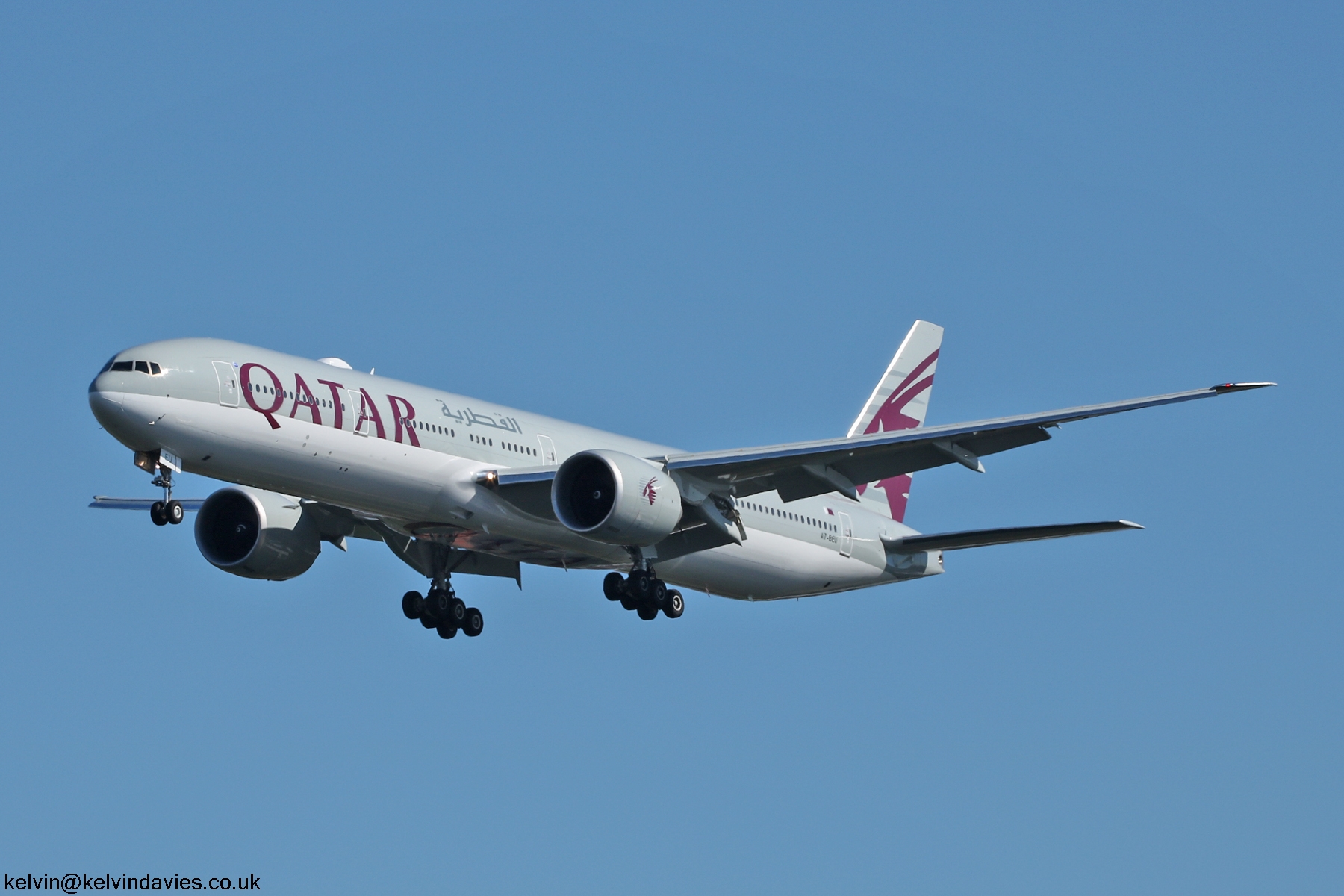 Qatar Airways 777 A7-BEU