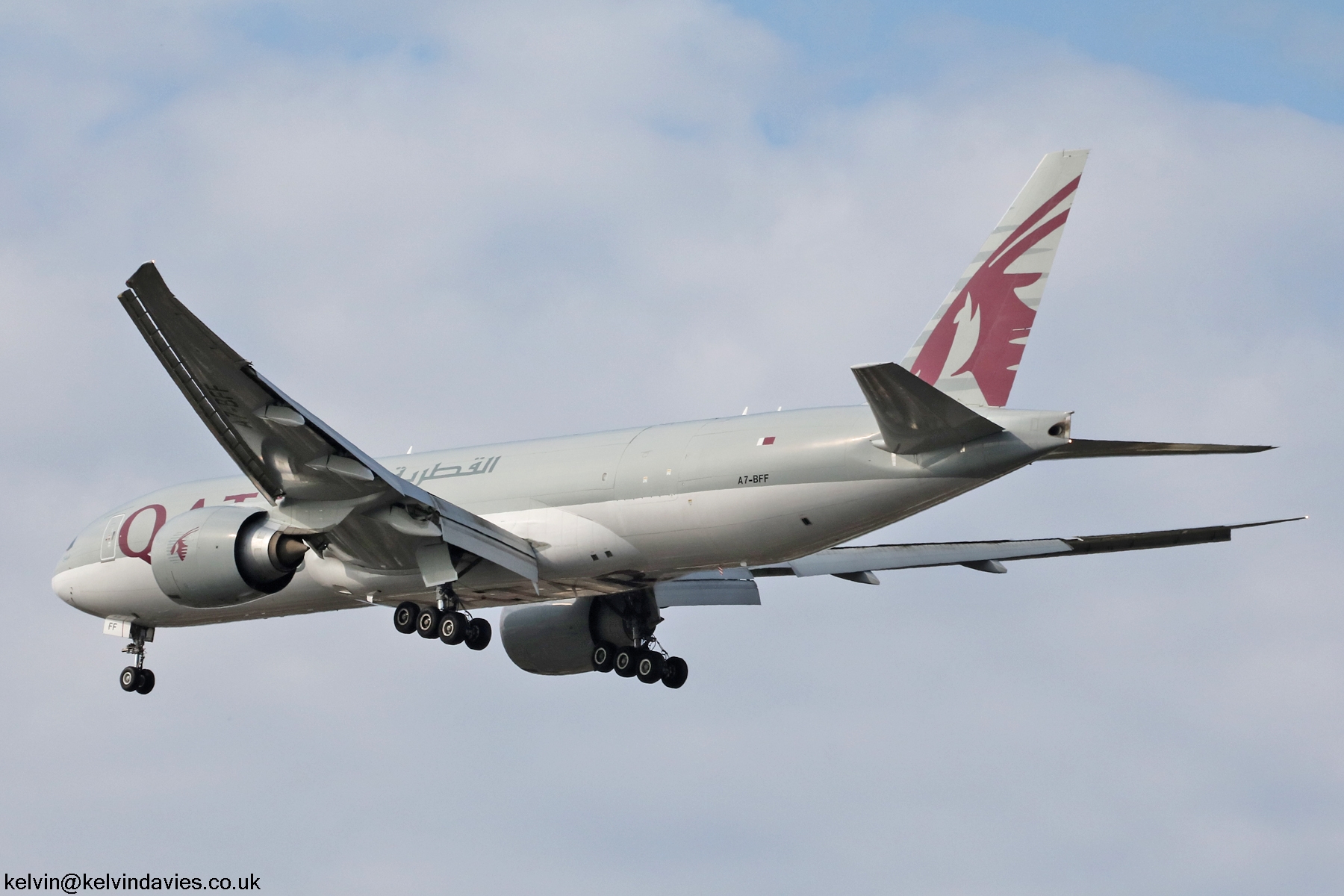 Qatar Airways 777 A7-BFF