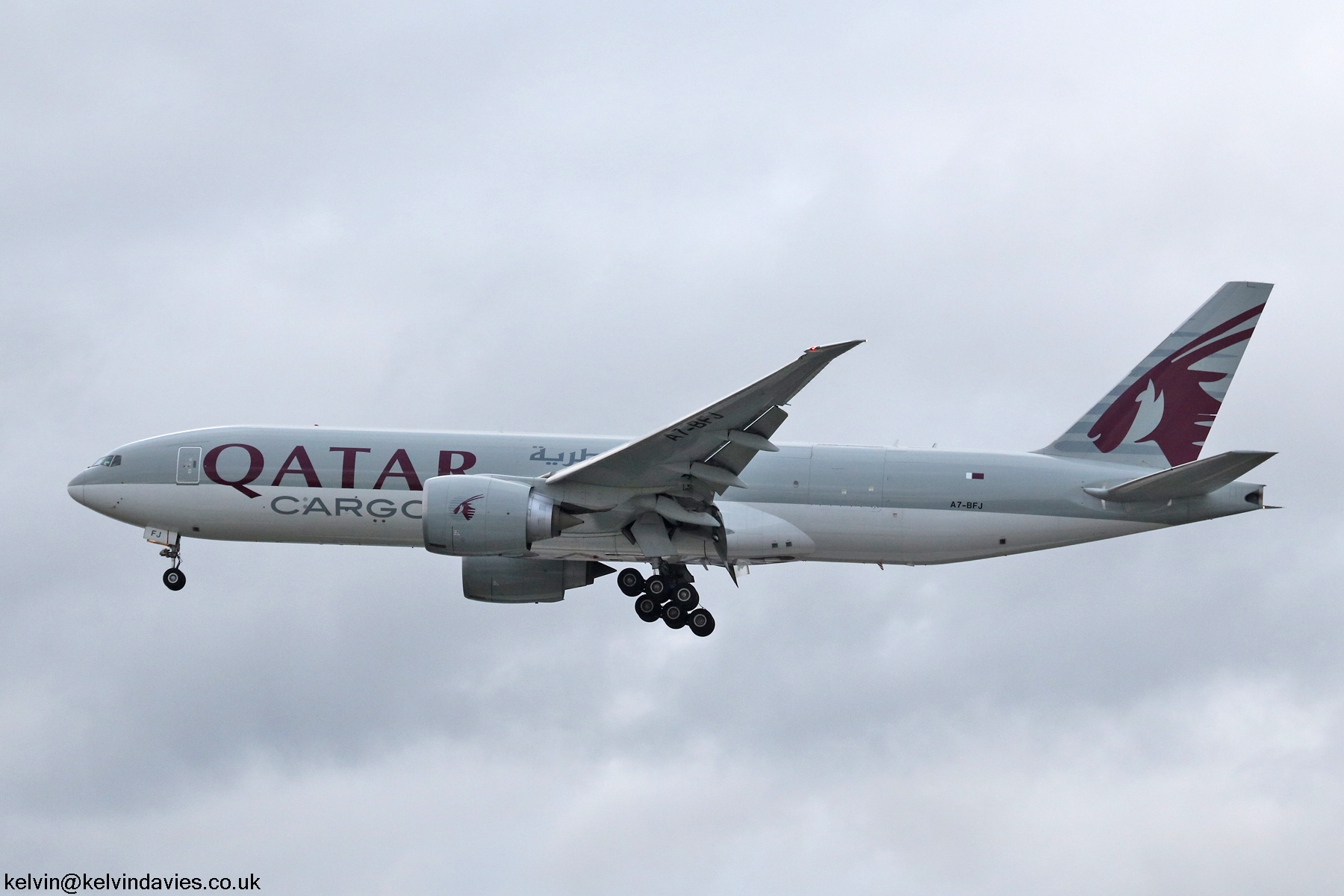 Qatar Airways 777 F A7-BFJ