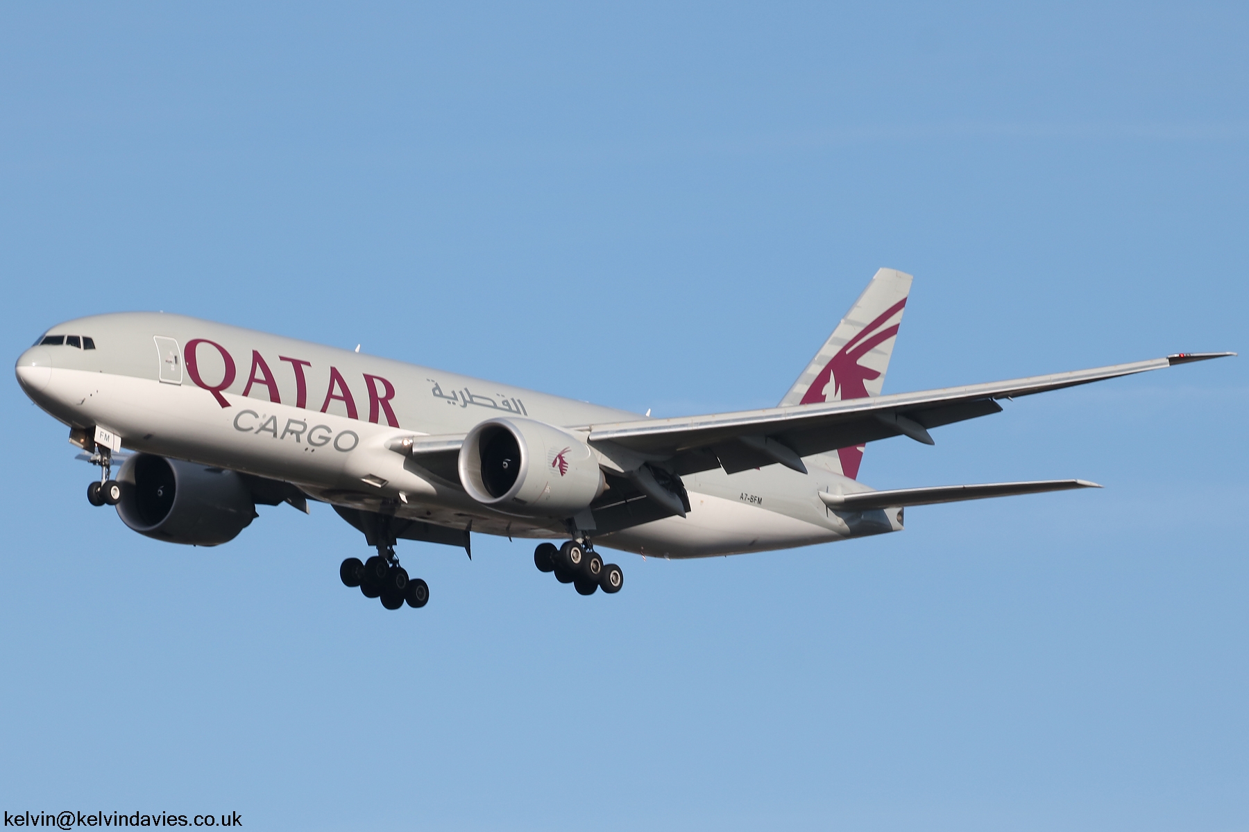 Qatar Airways 777 A7-BFM