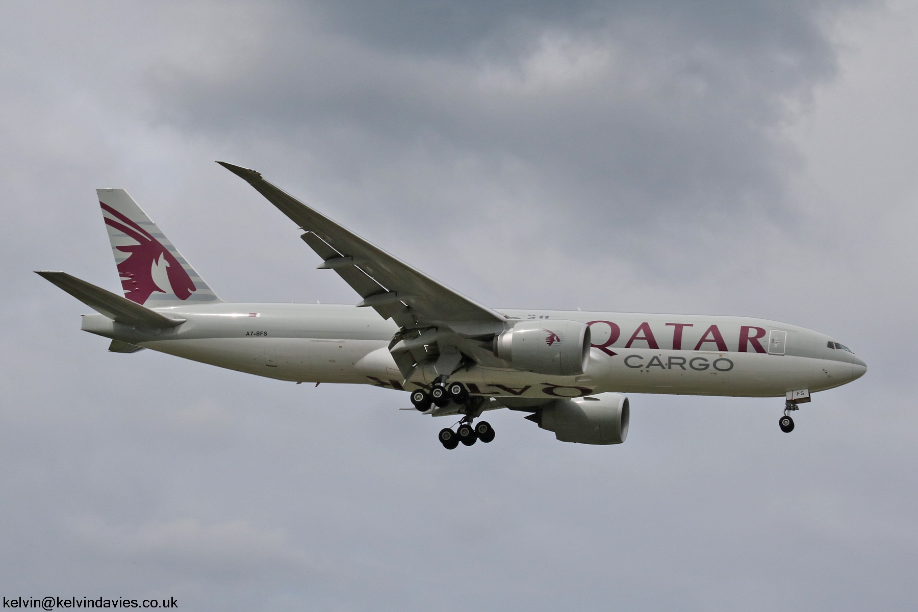 Qatar Airways 777F A7-BFS