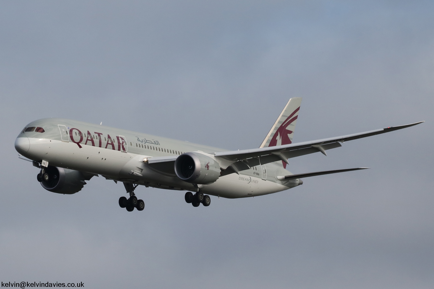 Qatar Airways 787 A7-BHA