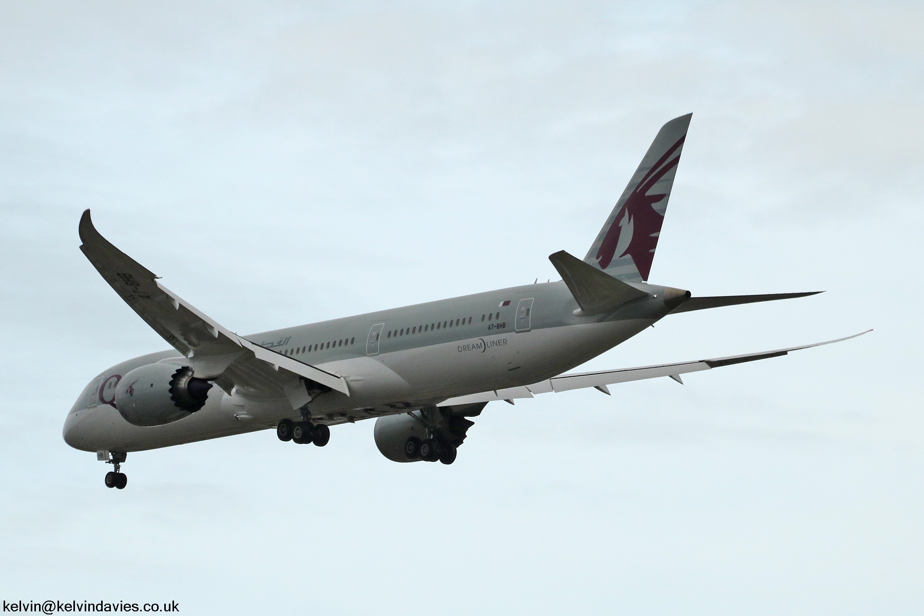 Qatar Airways 787 A7-BHB