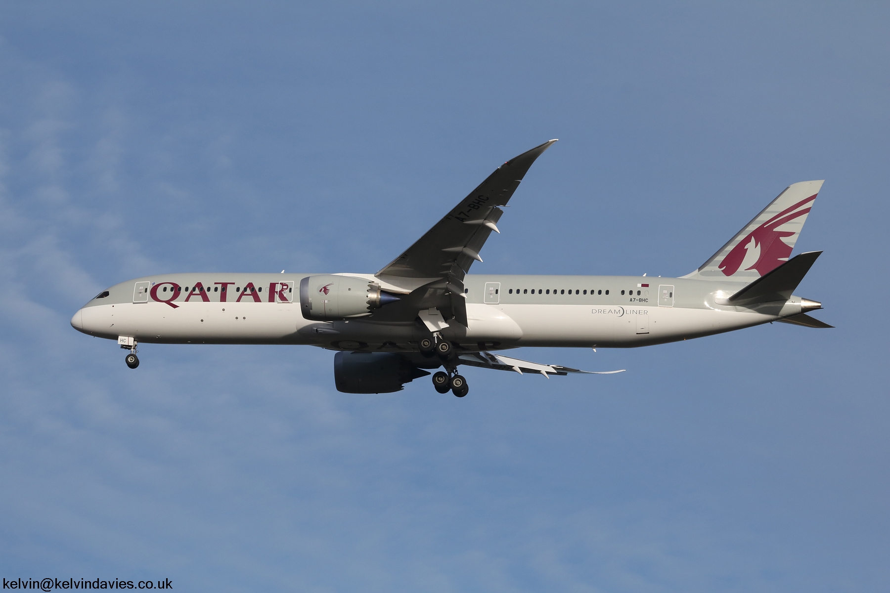 Qatar Airways 787 A7-BHC