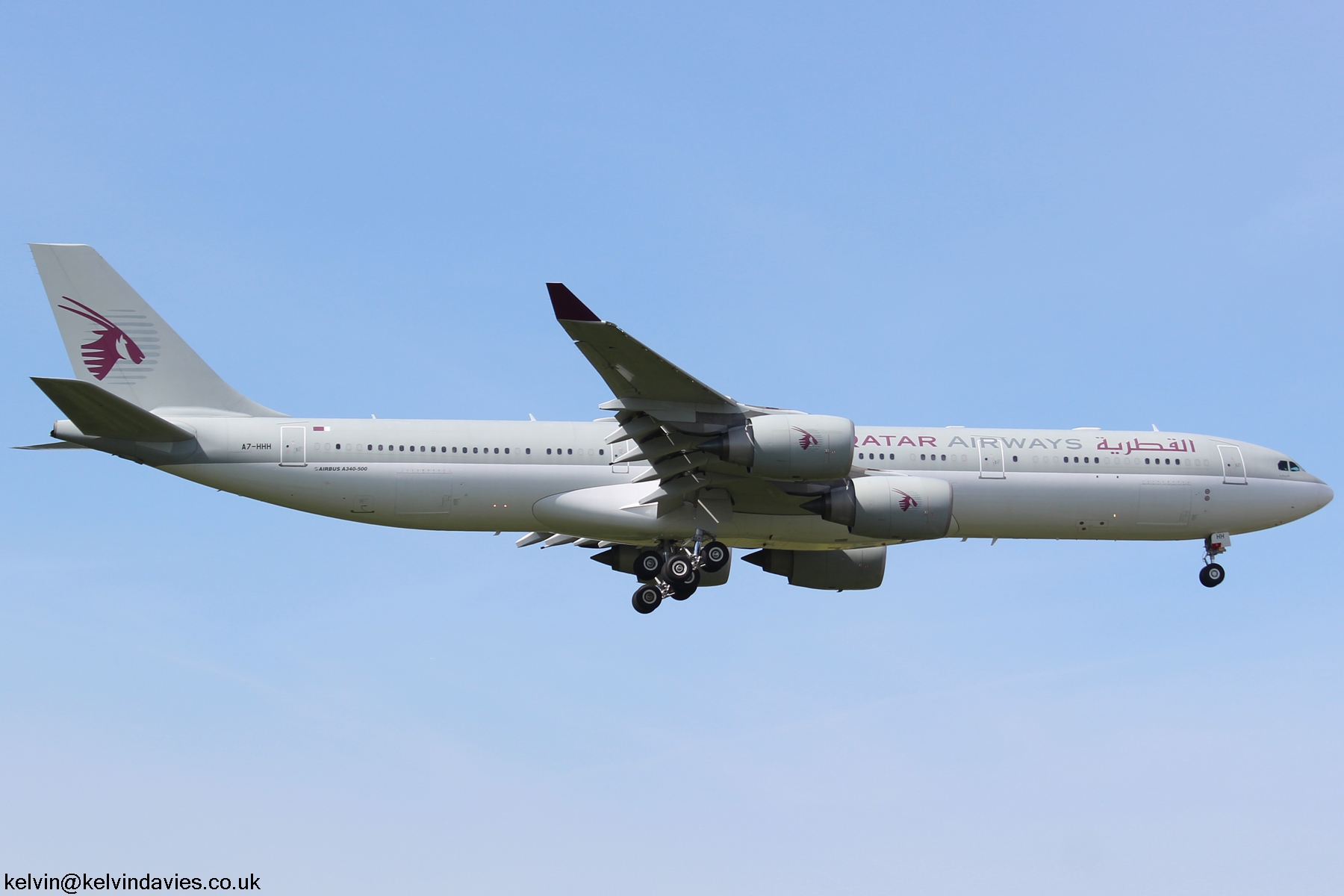 Qatar Amiri Flight A340 A7-HHH