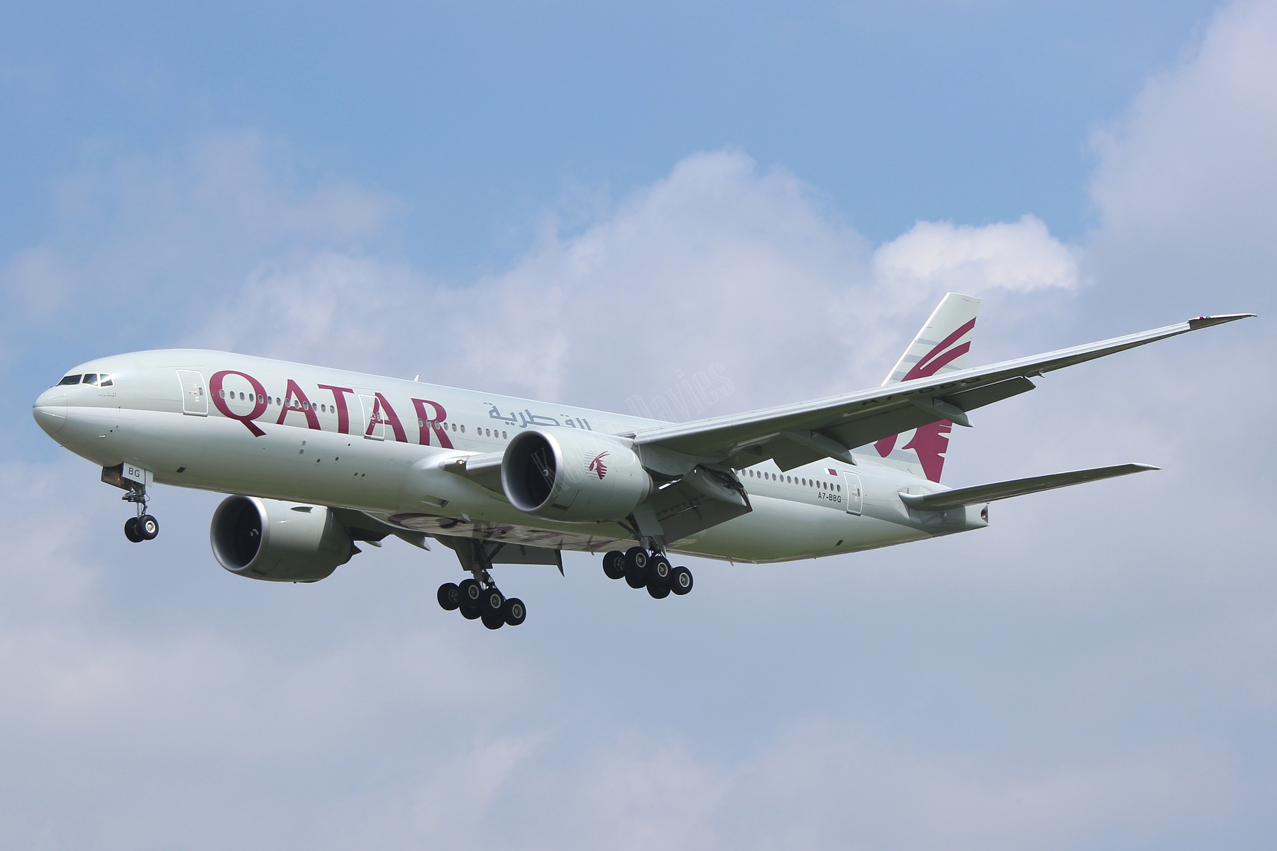 Qatar Airways 777 A7-BBG