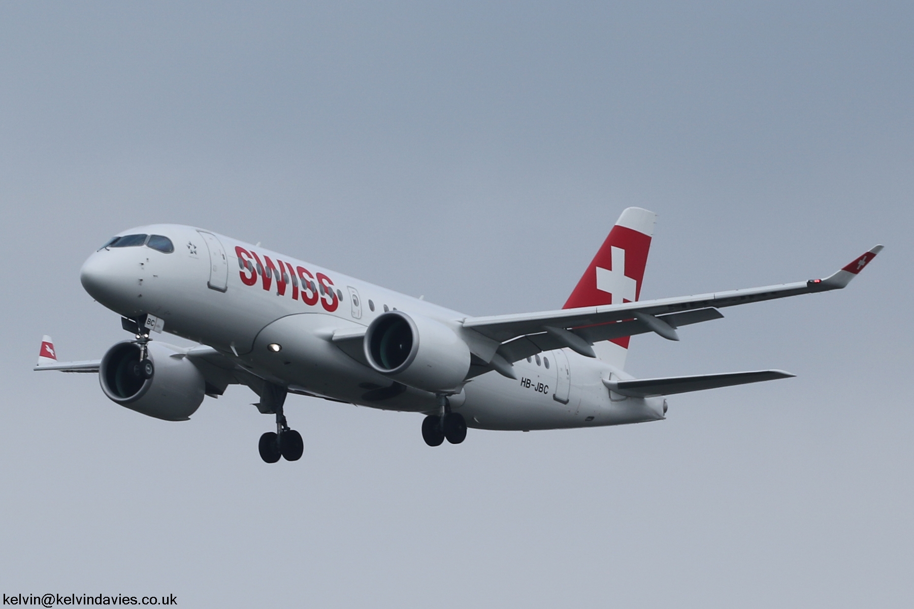 Swiss International Bombardier C series  HB-JCH