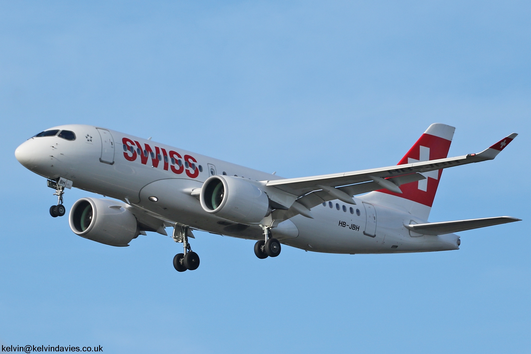 Swiss Bombardier C Series HB-JBH