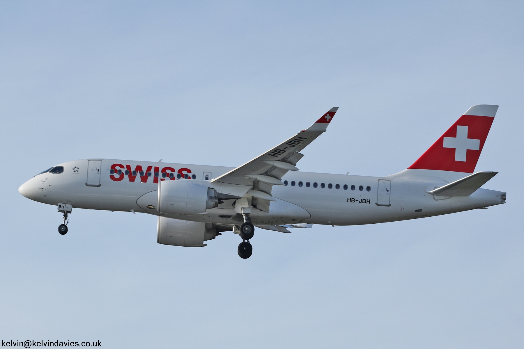 Swiss Bombardier C Series HB-JBH