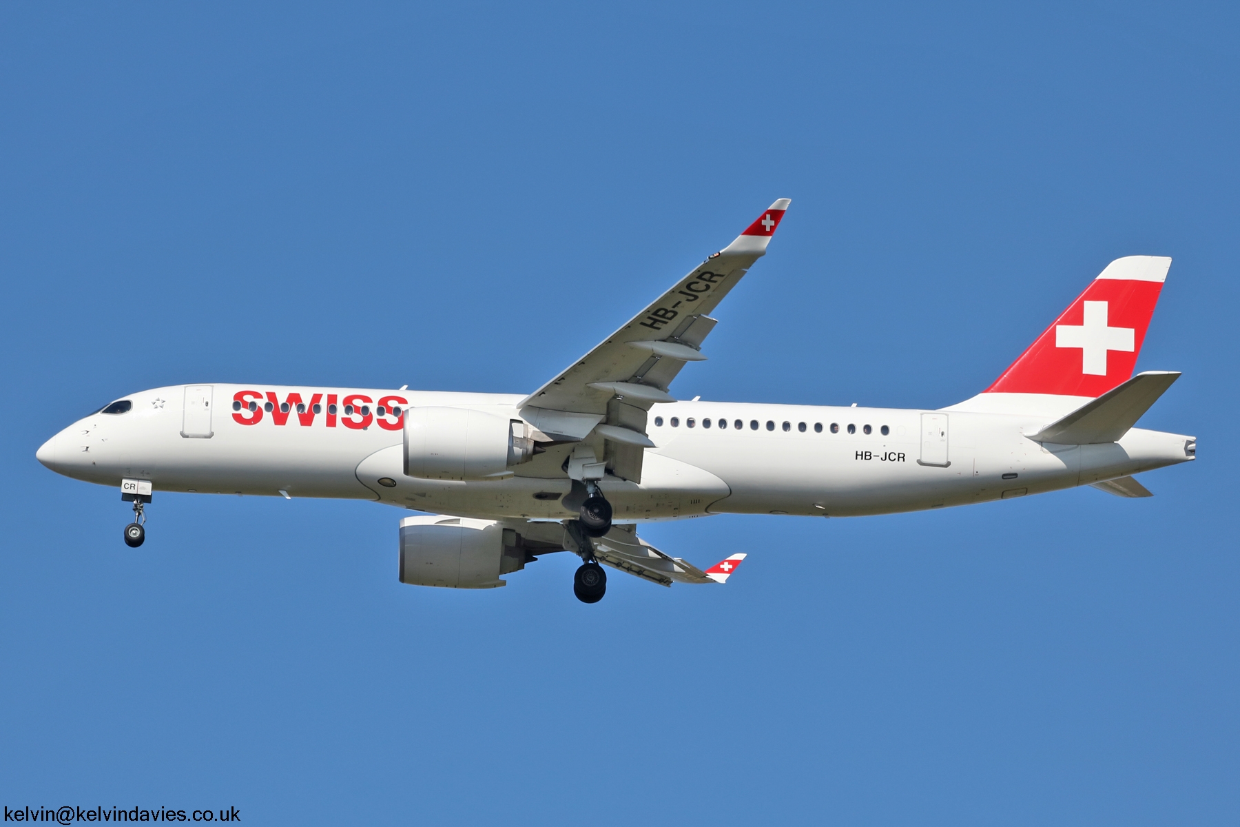 Swiss A220 HB-JCR