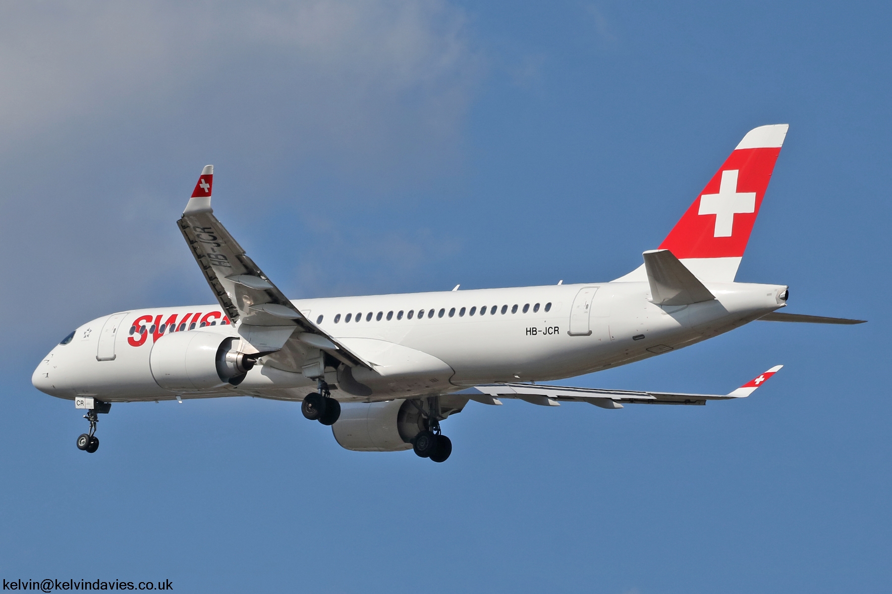 Swiss A220 HB-JCR