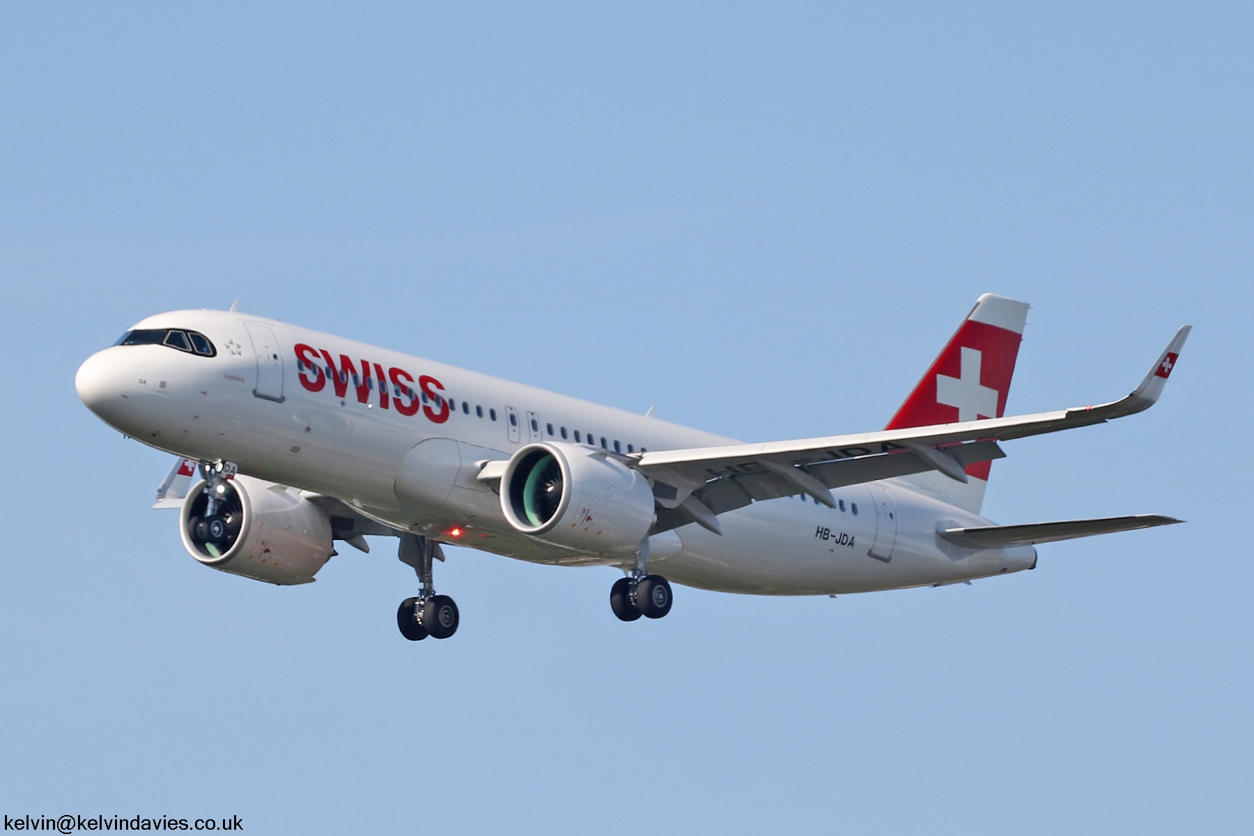 Swiss International A320NEO HB-JDA