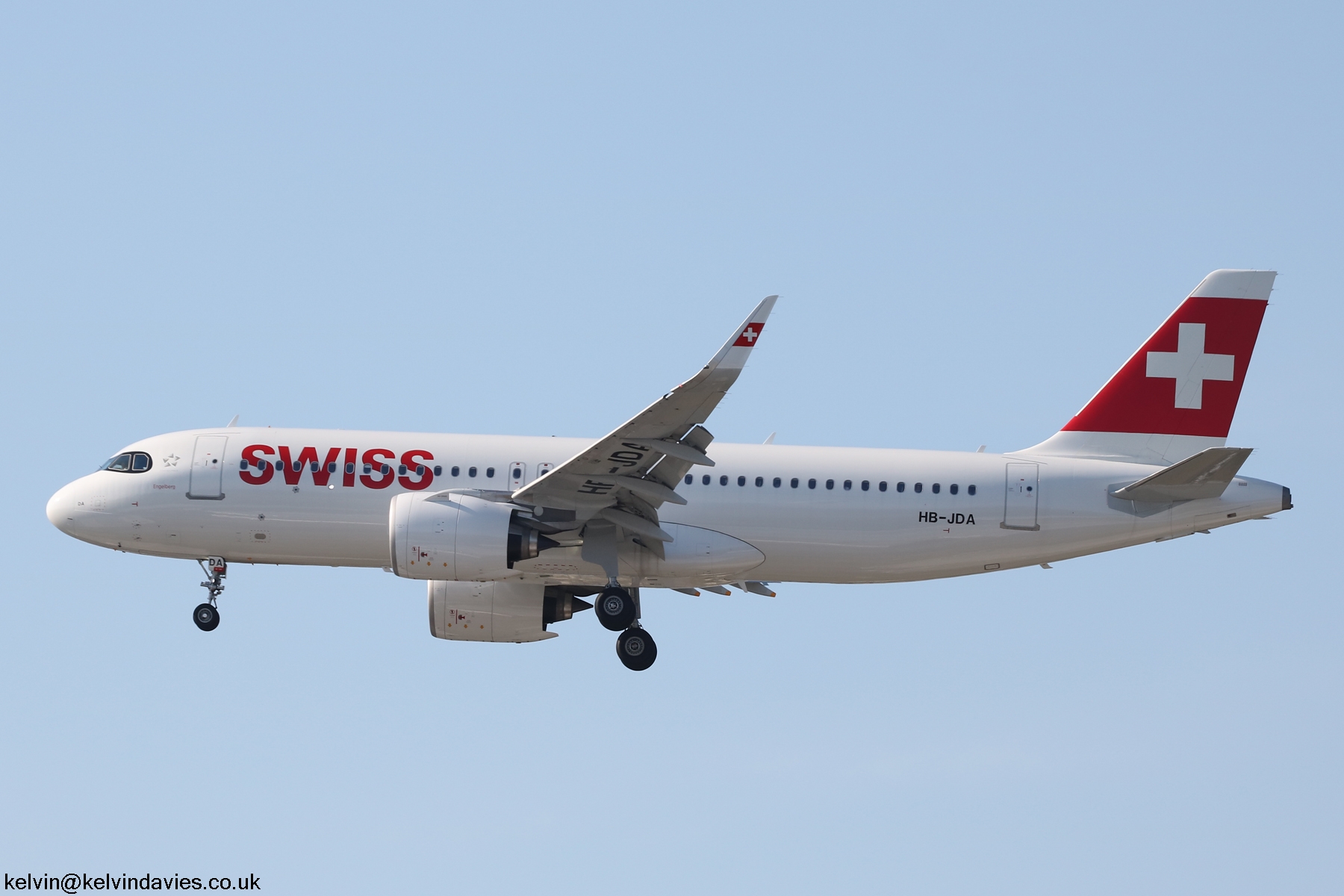 Swiss International A320NEO HB-JDA