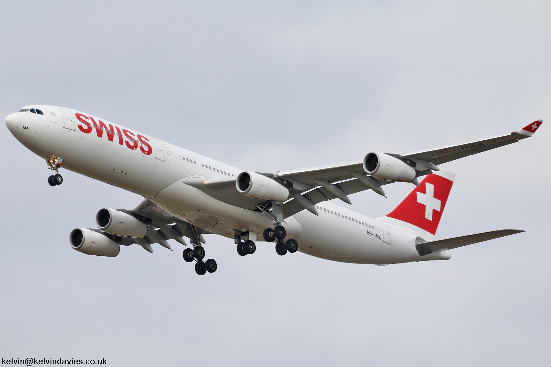 Swiss International A340 HB-JMA