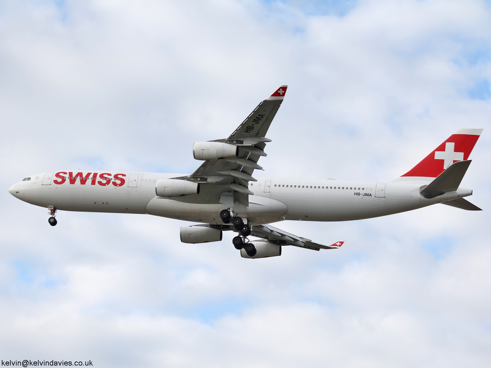 Swiss International A340 HB-JMA