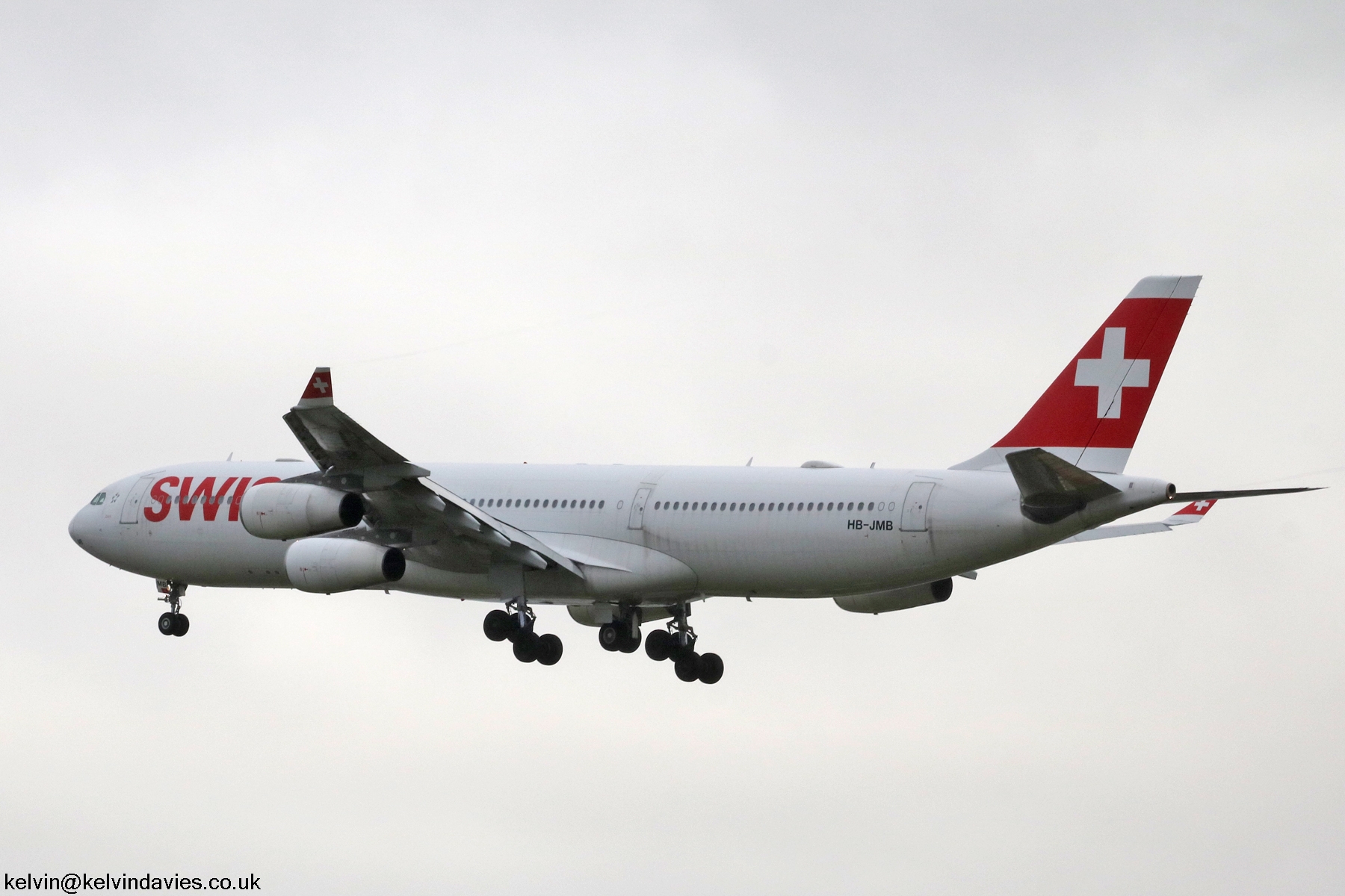 Swiss International A340 HB-JMB