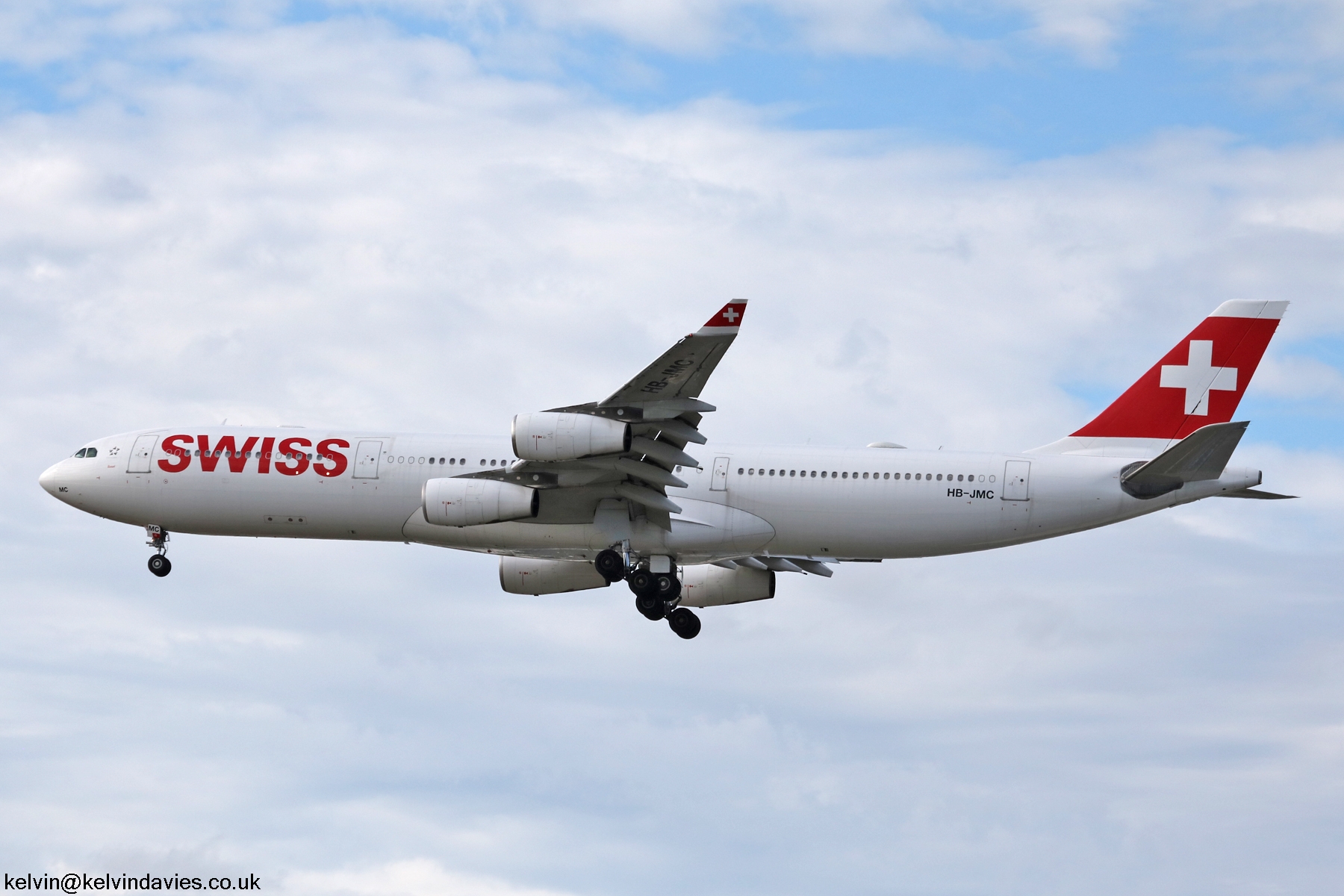 Swiss International A340 HB-JMC