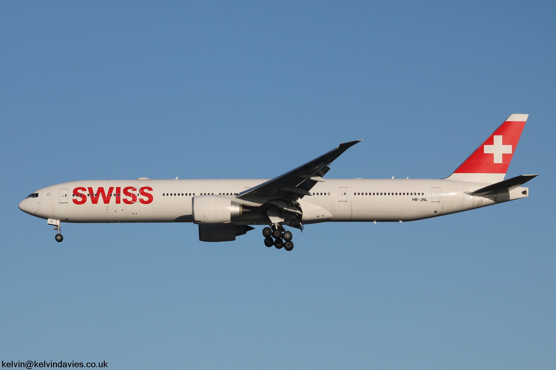 Swiss International 777 HB-JNL