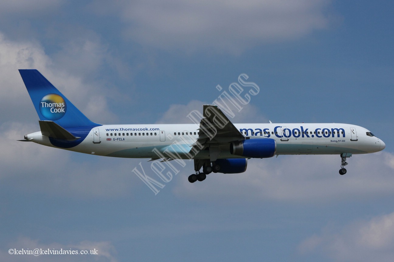 Thomas Cook B757 G-FCLA