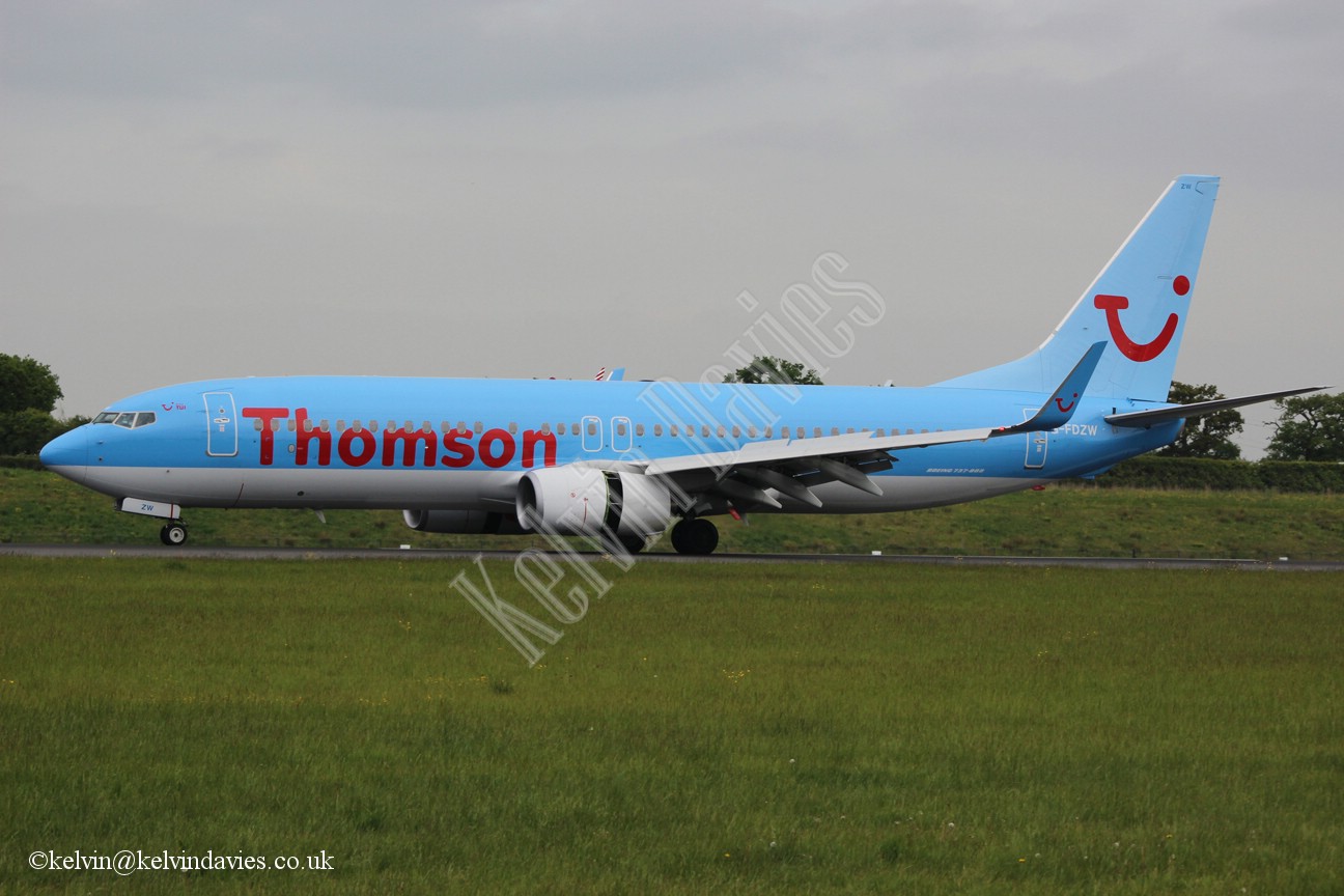 Thomson Airways 737 G-FDZW