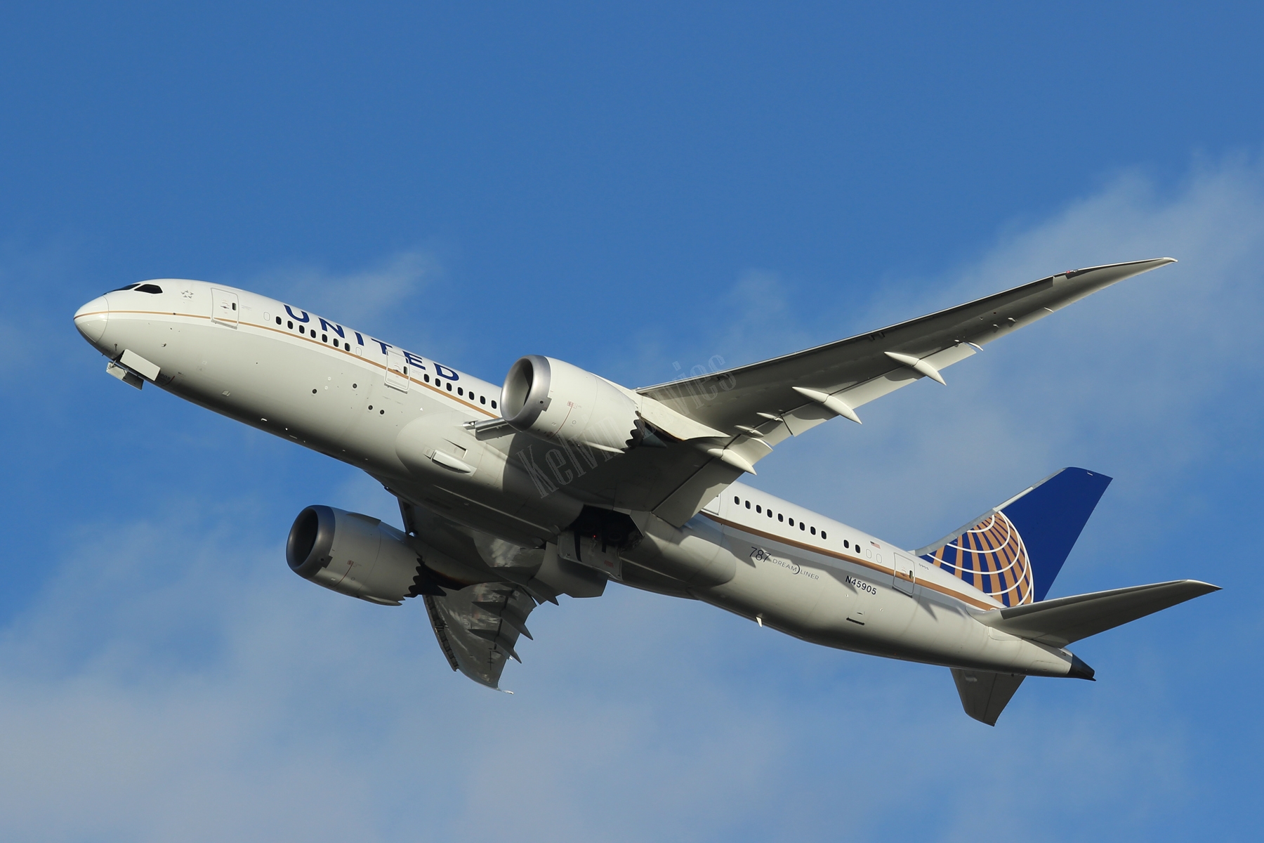 United Airlines 787 N45905