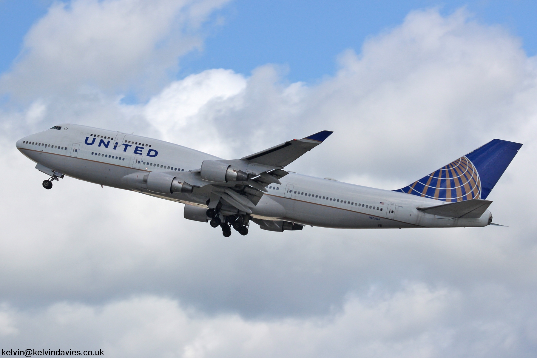 United Airlines 747 N175UA