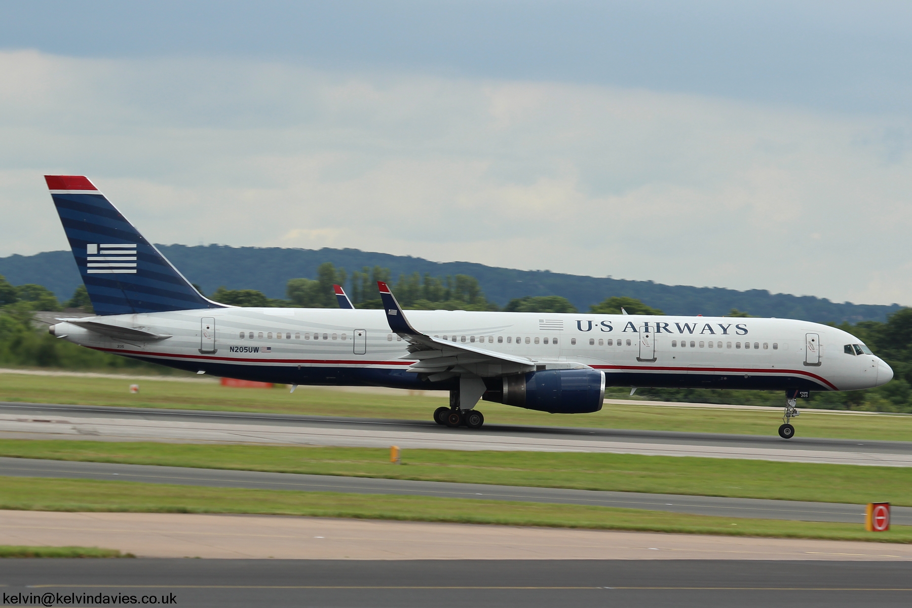 US Airways B757 N205UW