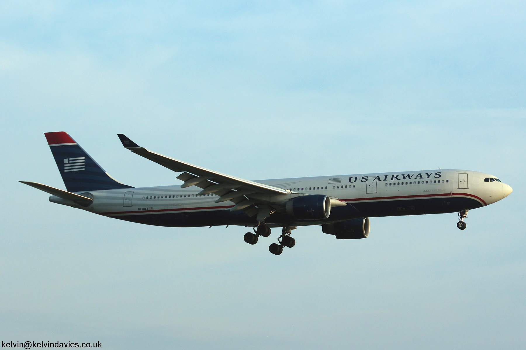 US Airways A330 N278AY