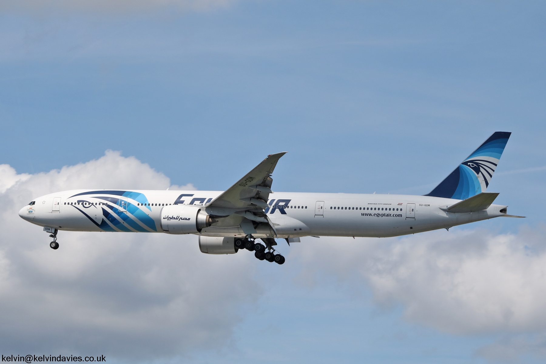 Egyptair 777 SU-GDM