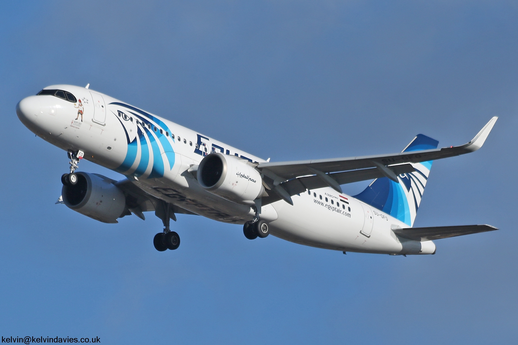 Egyptair A320 NEO SU-GFO